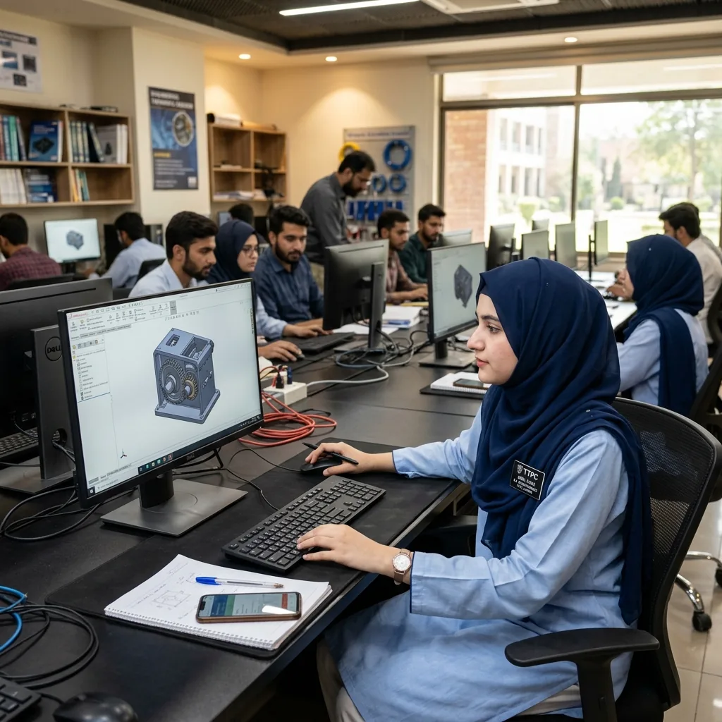 Pakistani Student IT CAD Lab